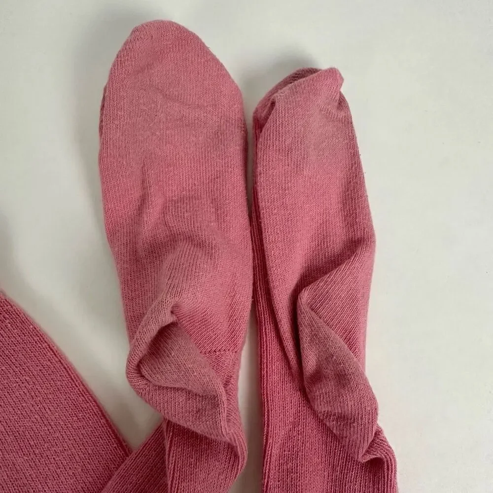Hanna Andersson Girls Pink Footed Tights size 120 / 6